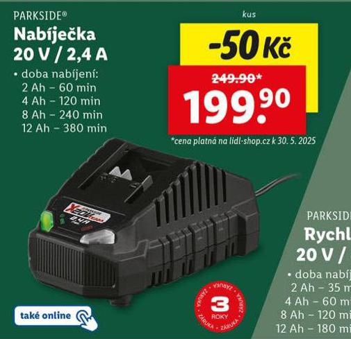 NABJEKA 20 V / 2,4 A