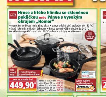 HRNCE Z LITHO HLINKU SE SKLENNOU POKLIKOU
