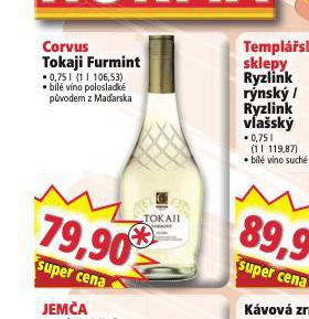 CORVUS TOKAJI FUMRINT