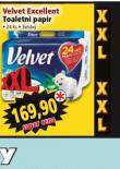VELVET EXCELLENT TOALETN PAPR