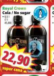 ROYAL CROWN COLA / NO SUGAR