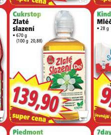 CUKRSTOP ZLAT SLAZEN