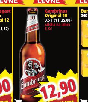 PIVO GAMBRINUS ORIGINL