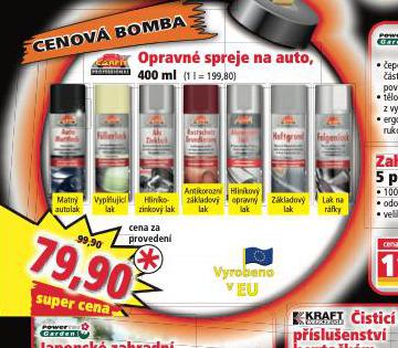 OPRAVN SPREJE NA AUTO