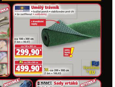 UML TRVNK 100 x 300 CM