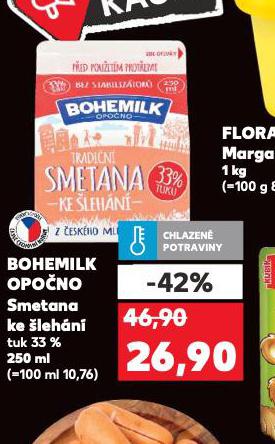 BOHEMILK OPONO SMETANA KE LEHN 33%