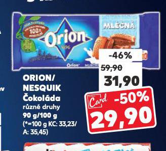ORION / NESQUIK OKOLDA