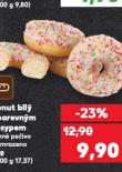 DONUT BÍLÝ S BAREVNÝM POSYPEDM