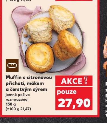 MUFFIN S CITRONOVOU PCHUT, MKEM A ERSTVM SREM