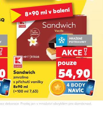SANDWICH ZMRZLINA