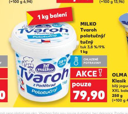 MILKO TVAROH POLOTUN / TUN