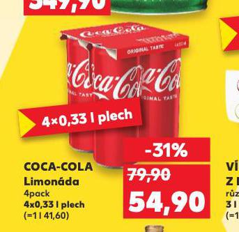 COCA COLA 4x 0,33 l