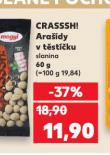 CRASSSH! ARAŠÍDY V TĚSTÍČKU