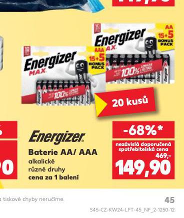 BATERIE ENERGIZER