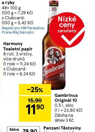 PIVO GAMBRINUS ORIGINL 10