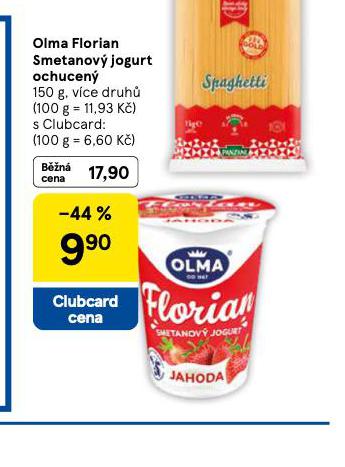 OLMA FLORIAN SMETANOV JOGURT OCHUCEN