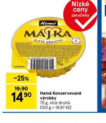 HAM KONZERVOVAN VROBKY