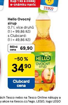 HELLO OVOCN SIRUP