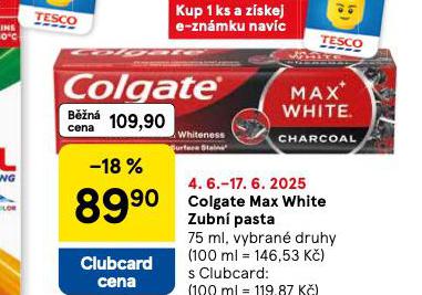 COLGATE MAX WHITE ZUBN PASTA