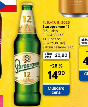 PIVO STAROPRAMEN 12