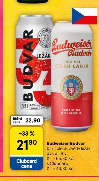 PIVO BUDWEISER BUDVAR ORIGINAL