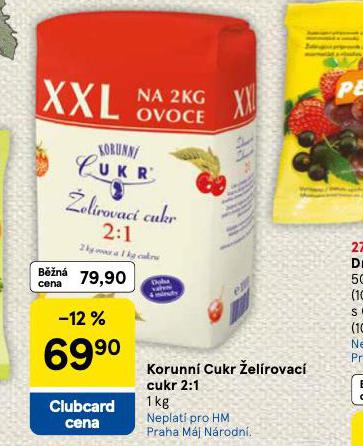KORUNN CUKR ELROVAC CUKR 2:1
