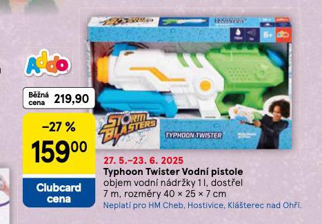 TYPHOON TWISTER VODN PISTOLE