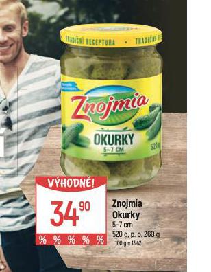 ZNOJMIA OKURKY