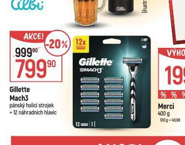 GILLETTE MACH3 HOLIC STROJEK
