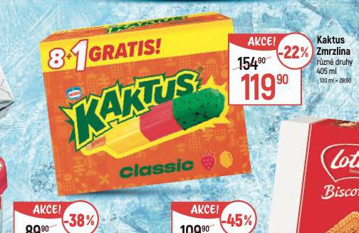 KAKTUS ZMRZLINA