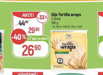 DIJO TORTILLA WRAPS