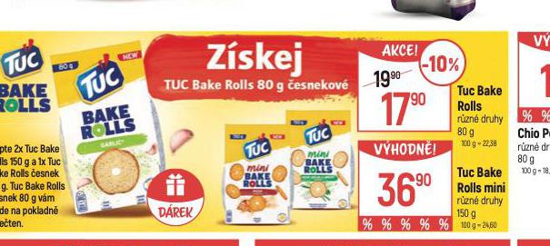 TUC BAKE ROLLS