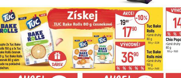 TUC BAKE ROLLS MINI