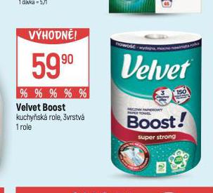 VELVET BOOST KUCHYSK ROLE