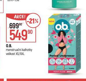 O.B. MENSTRUAN KALHOTKY