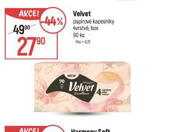 VELVET PAPROV KAPESNKY