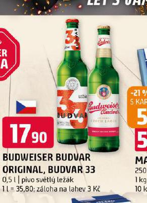 PIVO BUDVAR 33