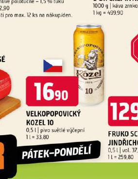 PIVO VELKOPOPOVICK KOZEL 10