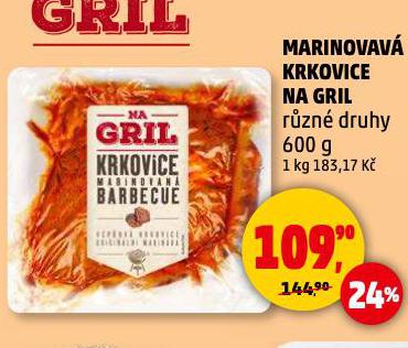 MARINOVAN KRKOVICE NA GRIL