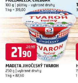 MADETA JIHOESK TVAROH