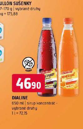 DIALINE SIRUP KONCENTRT