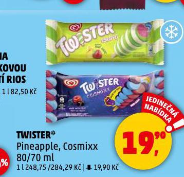 TWISTER ZMRZLINA