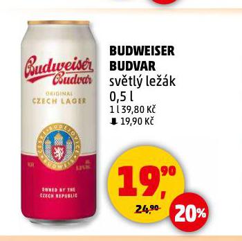 PIVO BUDWEISER BUDVAR