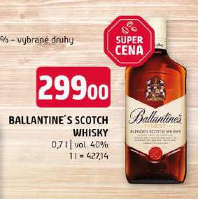BALLANTINES SCOTCH WHISKY