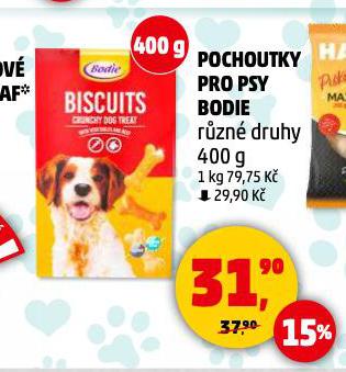 BODIE POCHOUTKY PRO PSY