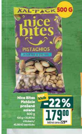 NICE BITES PISTCIE PRAEN SOLEN