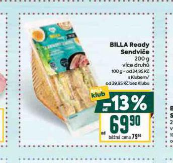 BILLA READY SENDVIE