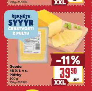 GOUDA 48% PLTKY