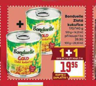 BONDUELLE ZLAT KUKUICE