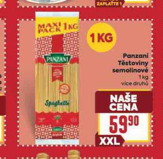 PANZANI TSTOVINY SEMOLINOV